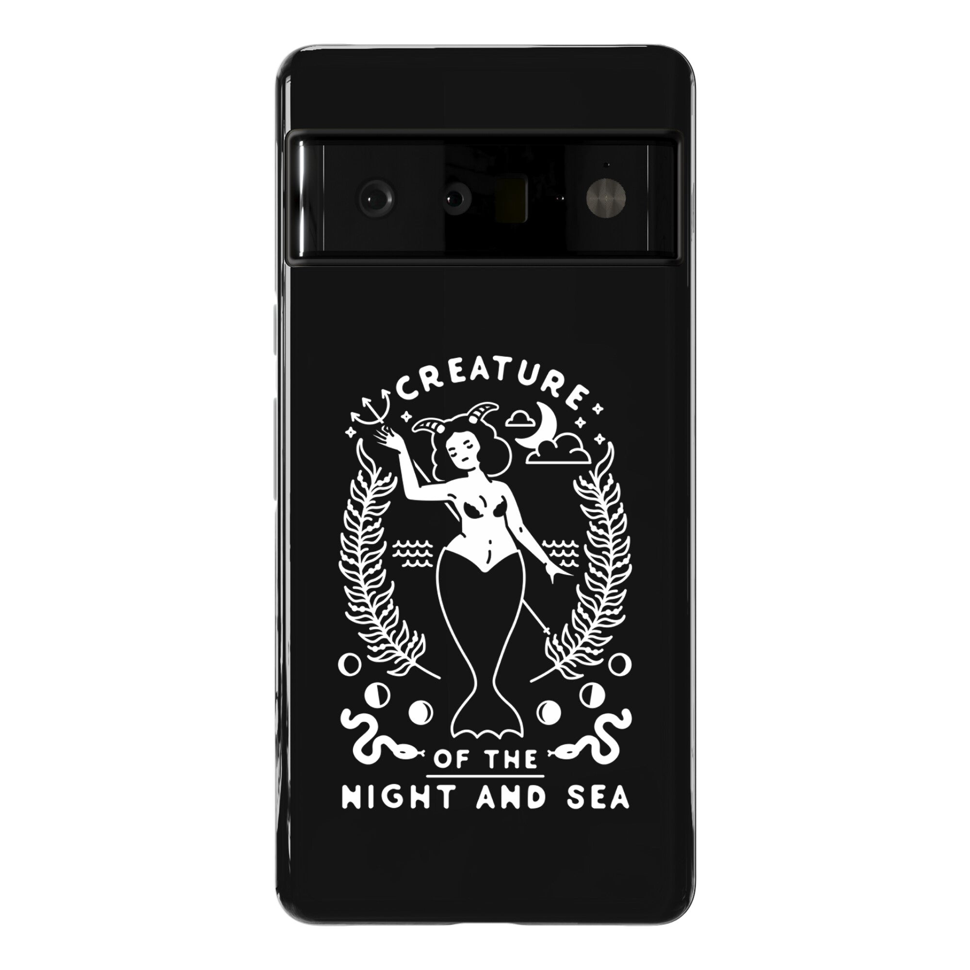 Creature of the Night and Sea Phone Case